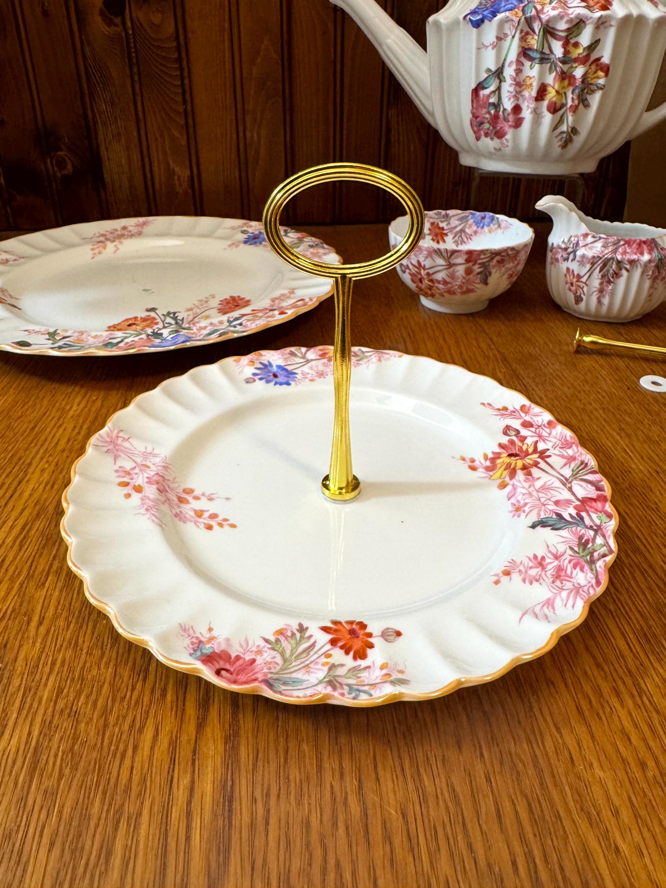 Spode Chelsea Garden Tea Set With Dessert Plates for 4, Copeland