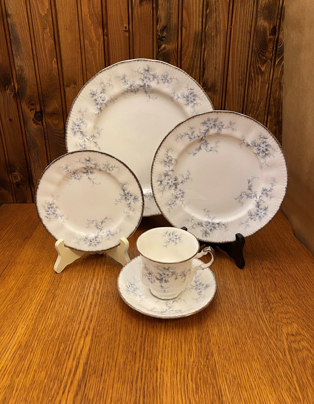 20 Piece Set, Paragon Brides Choice, Service for 4, Silver Rim