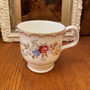 Royal Albert Jubilee Rose Footed Coffee Mug