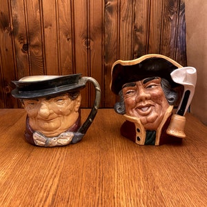 Royal Doulton Town Crier or Tommy Weller Toby Jug, Your Choice of Character and Size