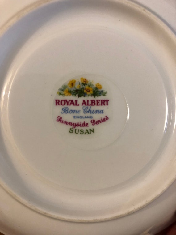 Sunnyside Series, Susan, Orphaned Saucer by Royal Albert - Etsy