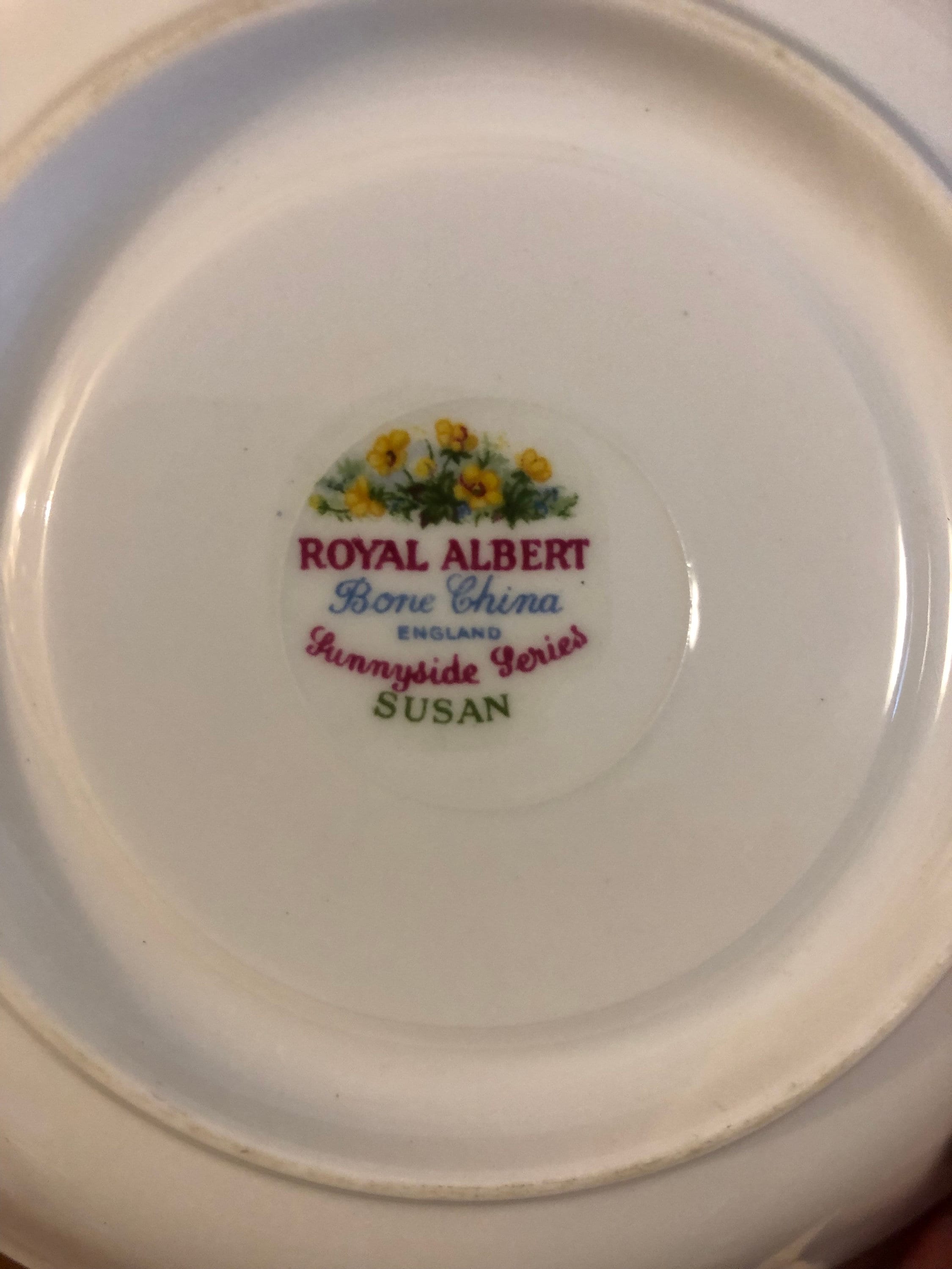 Sunnyside Series, Susan, Orphaned Saucer by Royal Albert - Etsy