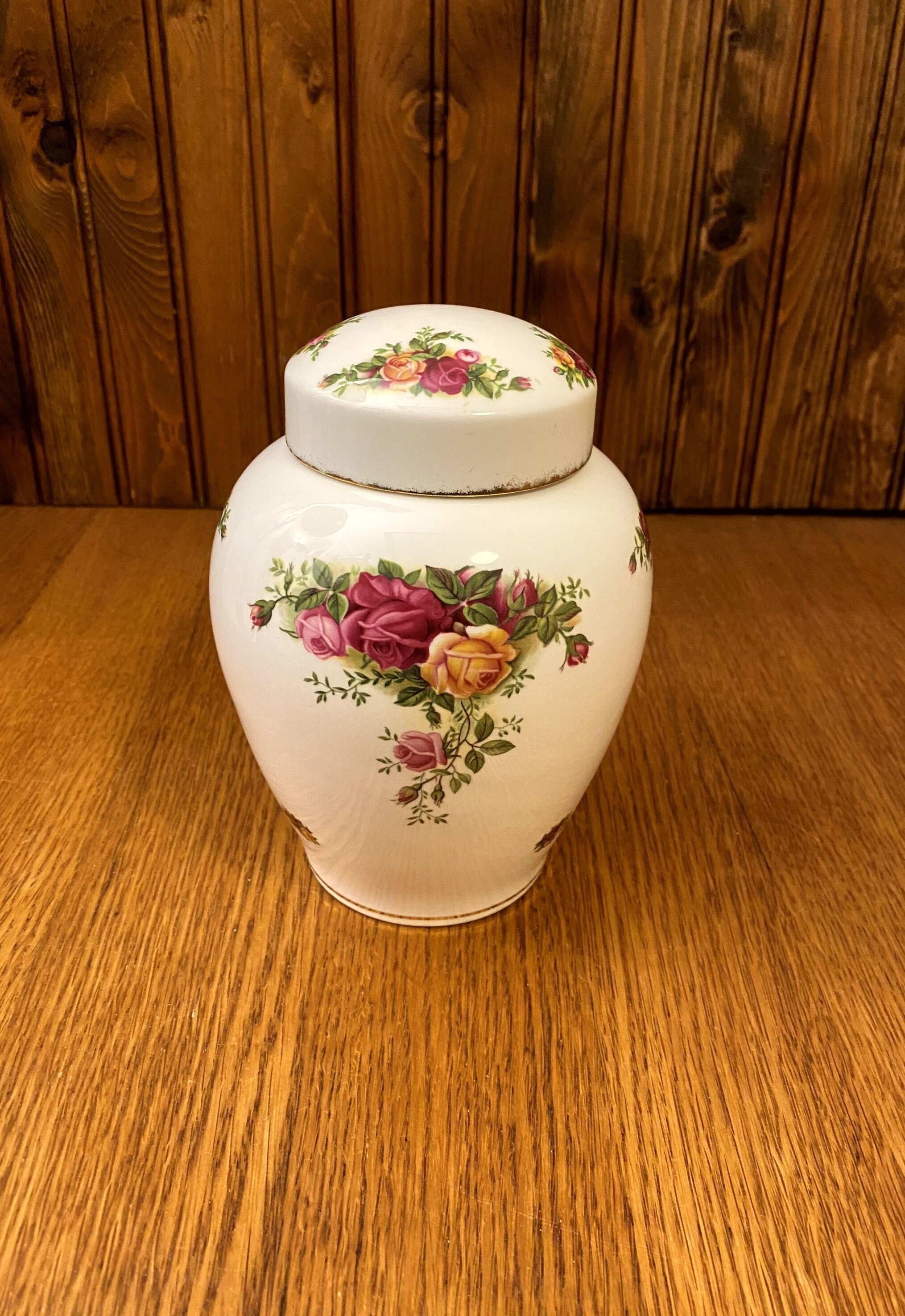 Royal Albert Old Country Roses Ginger Jar With Lid - Etsy