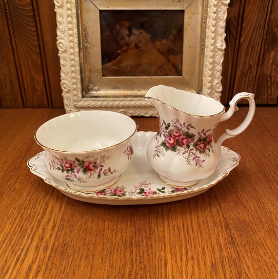 ロイヤルアルバート ラベンダーローズ ミニクリーマーとオープン