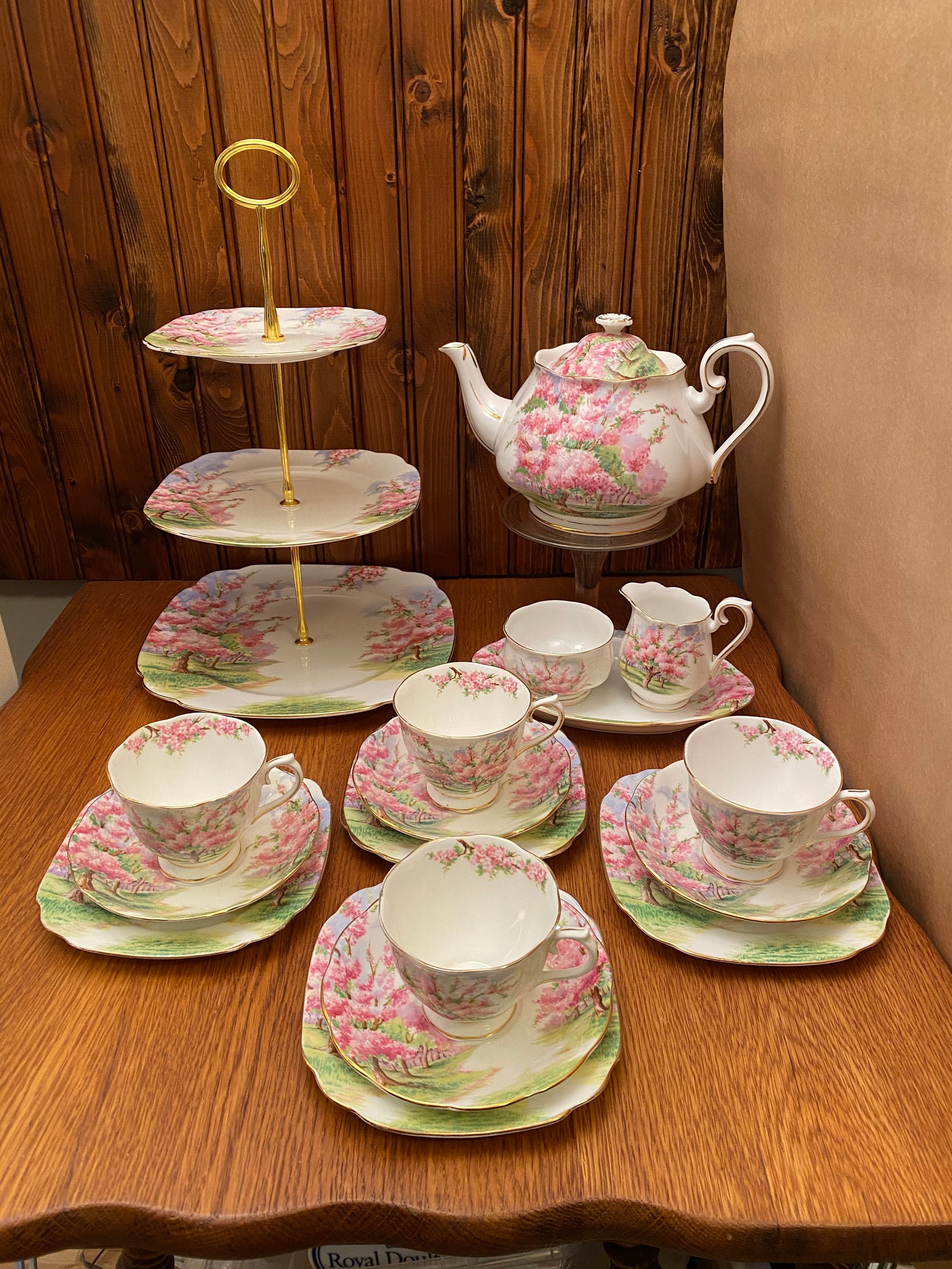ロイヤルアルバート ブロッサムタイム ティーセット 18点セット