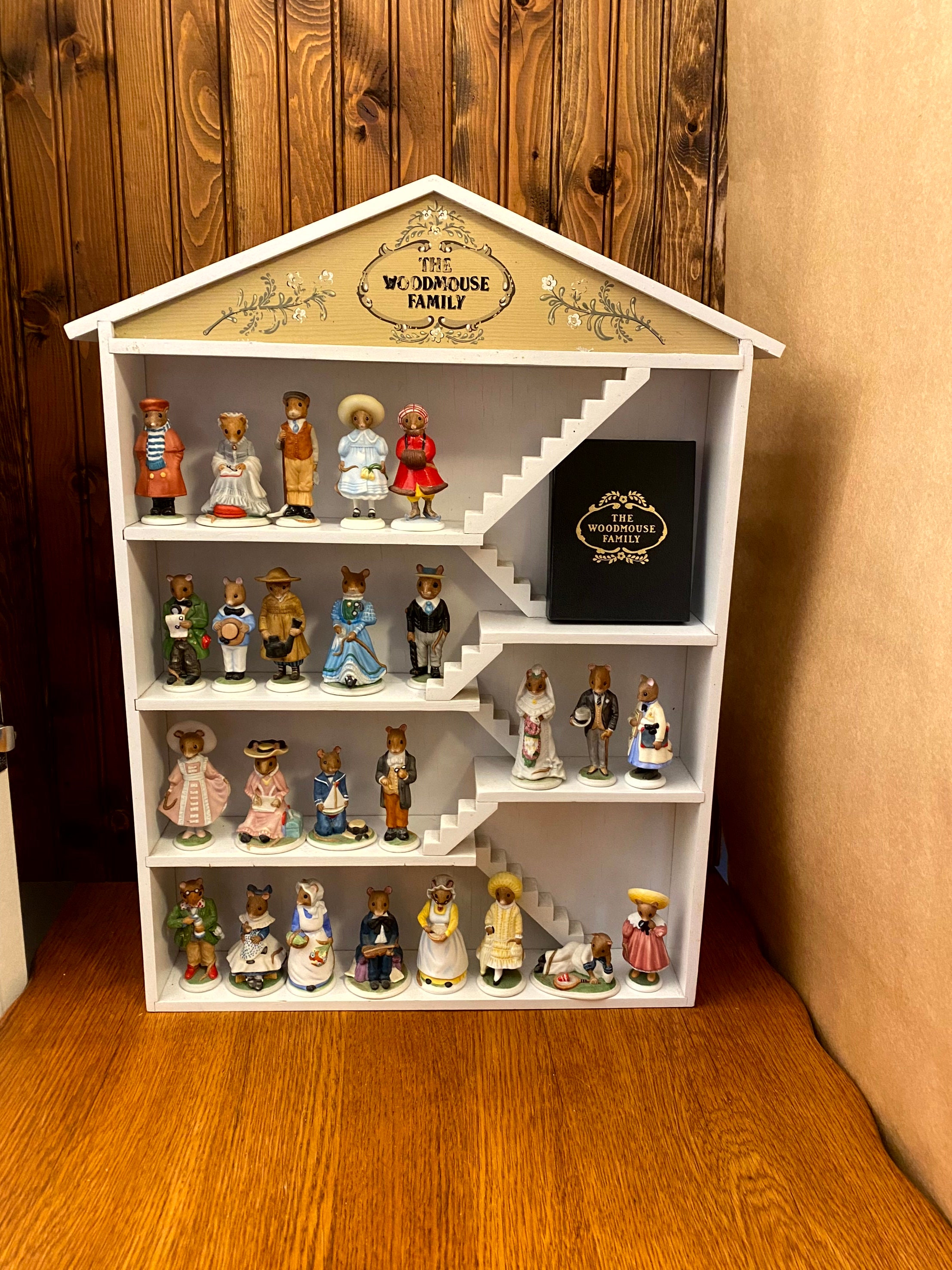 The Franklin Mint Woodmouse Family Collection Complete Set With