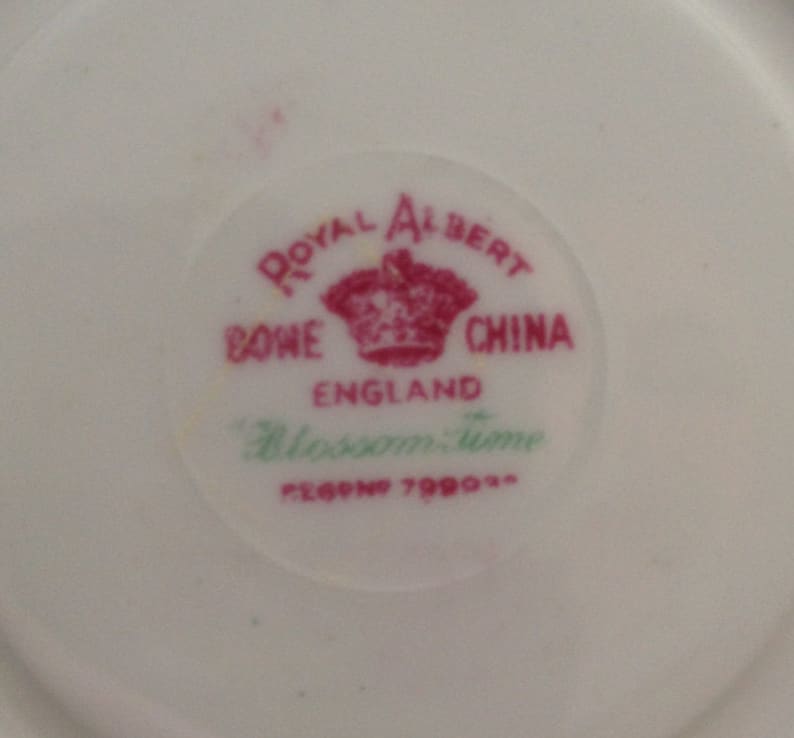 Royal Albert Blossom Time Square Bread and Butter Plate Etsy Canada