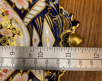 Rare, Royal Crown Derby, Traditional Imari, Lozenge Shape, Acorn