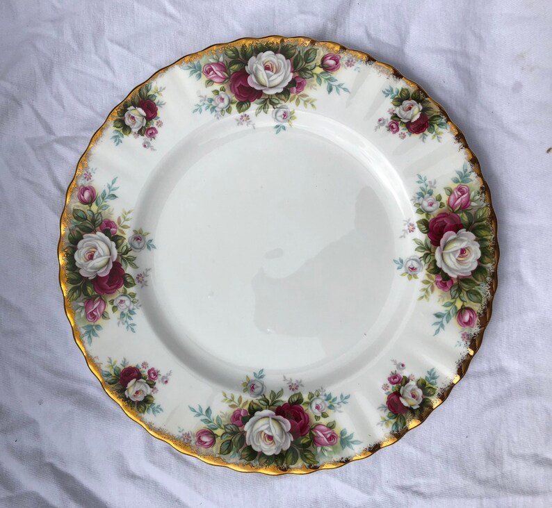 Royal Albert Celebration Dinner Plate Salad Plate Dessert Etsy Australia