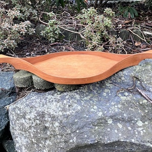 Theodor Skjode Knudsen Weng Large Solid Teak Tray, Skjode Skjern