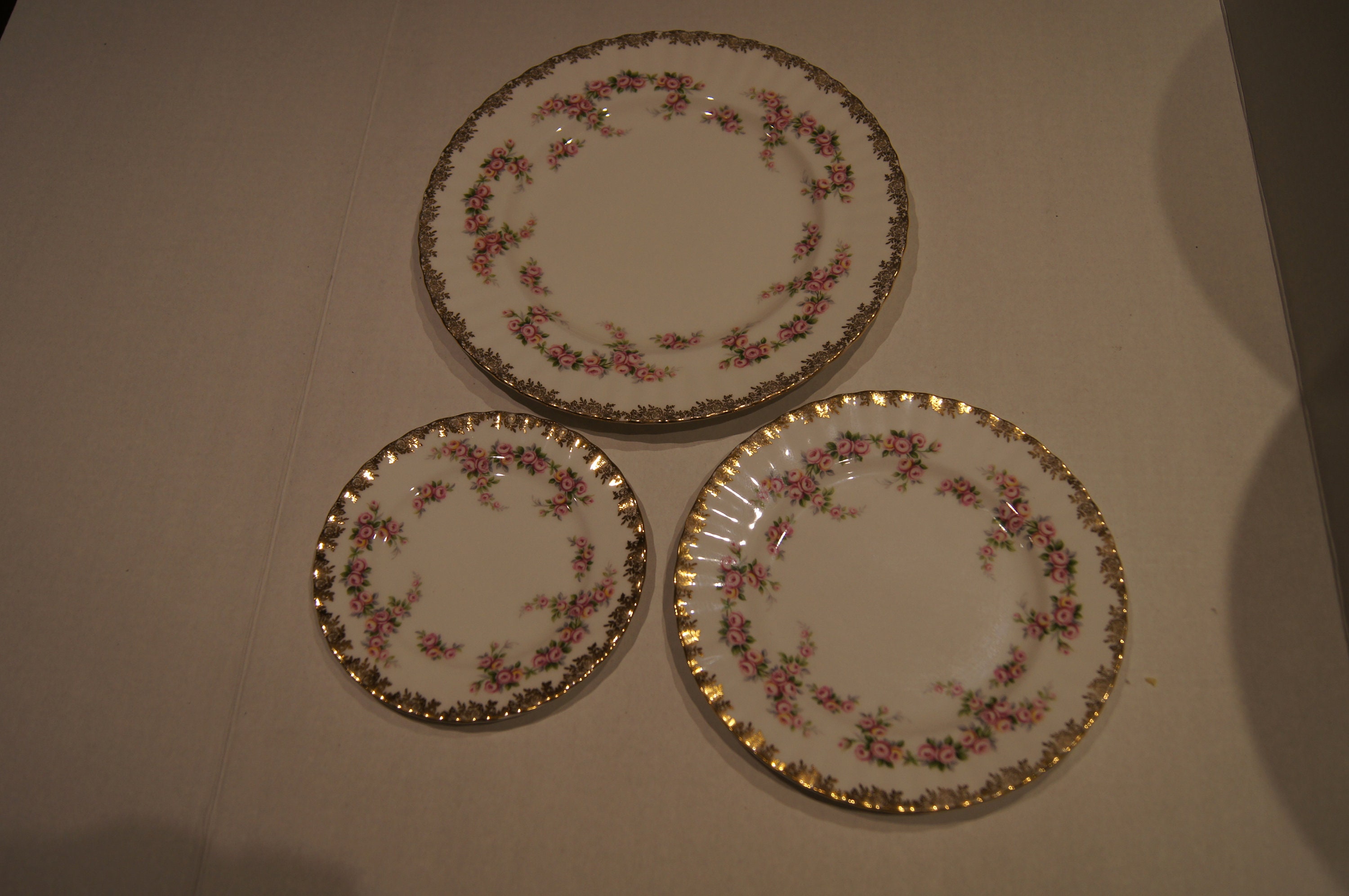 20 Piece Royal Albert Dimity Rose Service For4, Dinnerware Set - Etsy