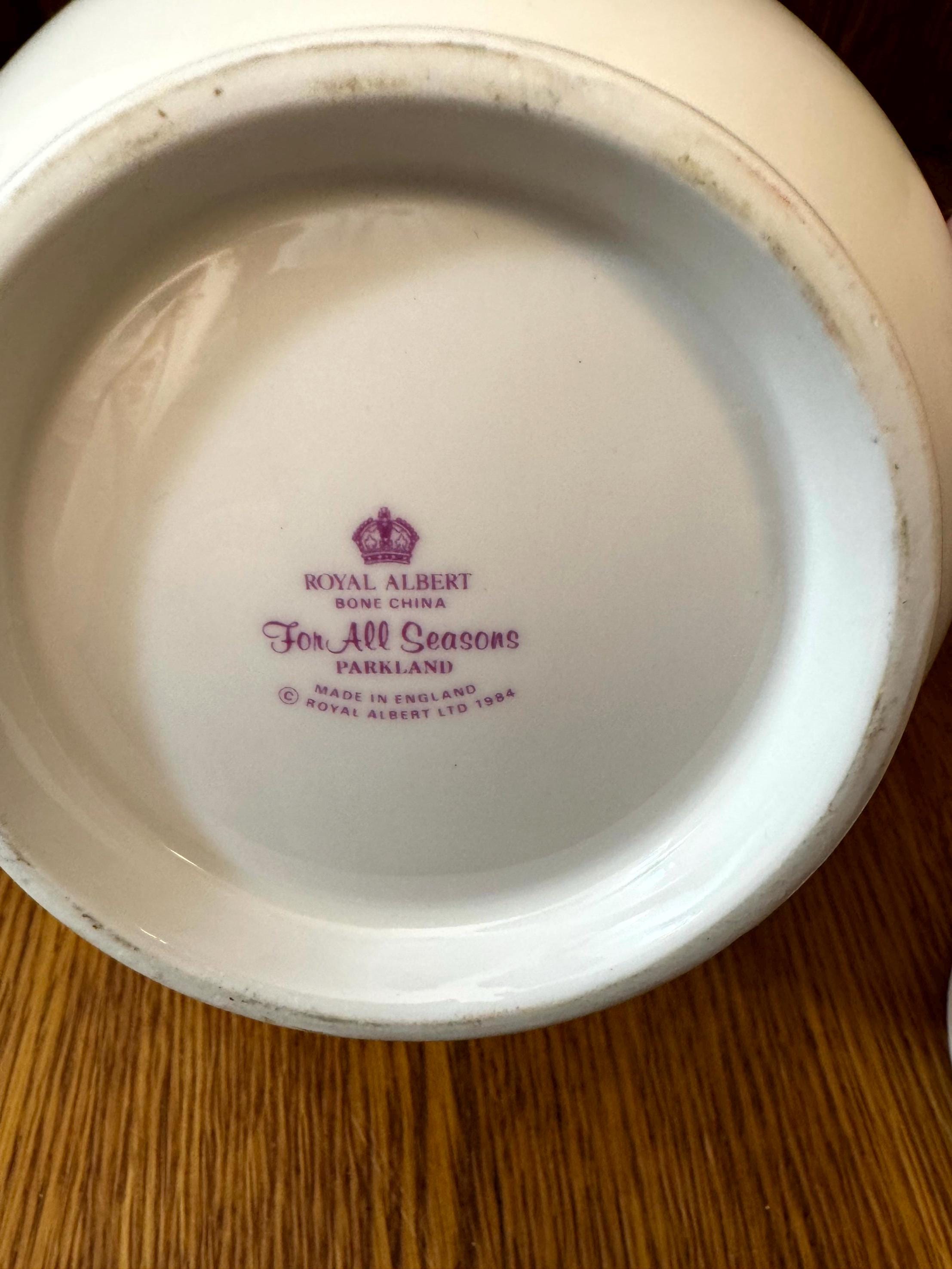 11 Piece Royal Albert for All Seasons, Parkland, Tea Set, Service