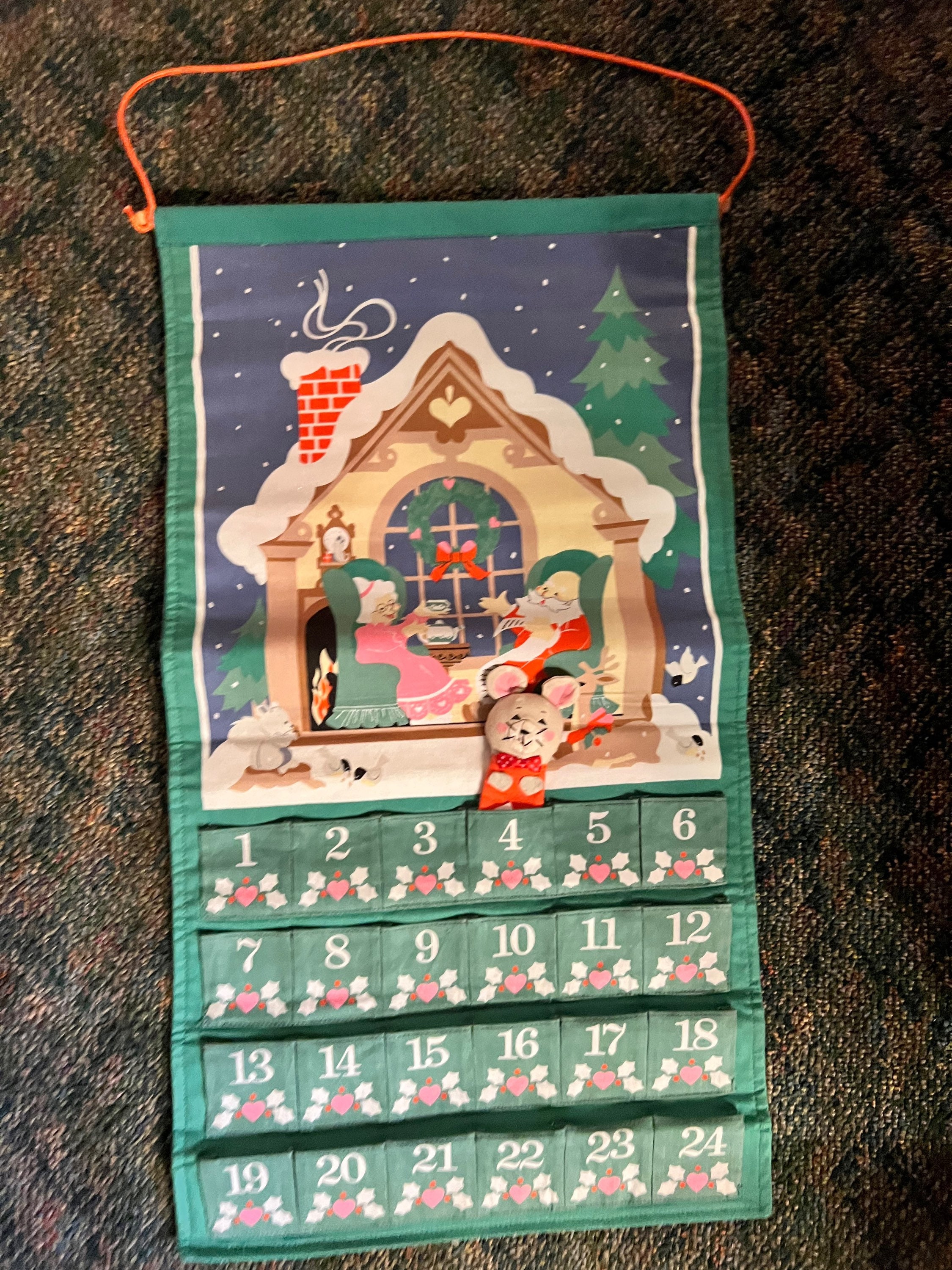 Vintage Avon Countdown to Christmas Advent Calendar Mouse - Etsy