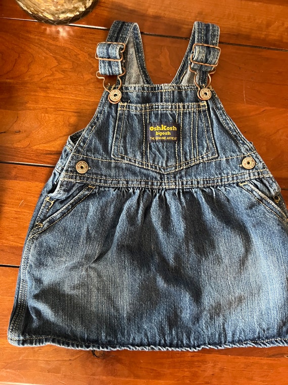 Oshkosh denim store overall dress