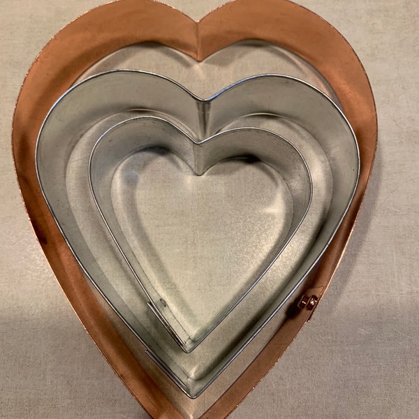 Heart Cookie Cutters Etsy