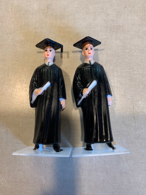 Graduation Boy Cake Toppers Party Baking Cakes Graduate - Etsy