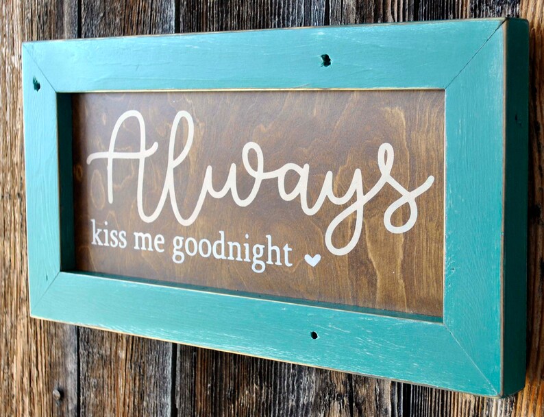 Rustic Sign Farmhouse Wall Decor Bedroom Decor Reclaimed Barn Etsy