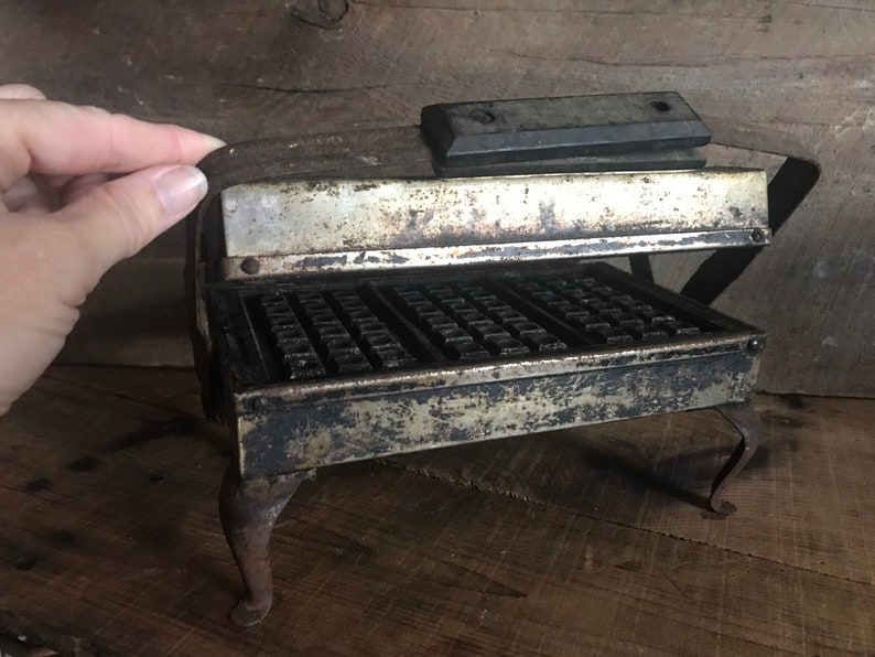 Vintage Waffle Iron Etsy