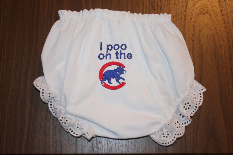 I Poo on the Cubs Diaper Cover