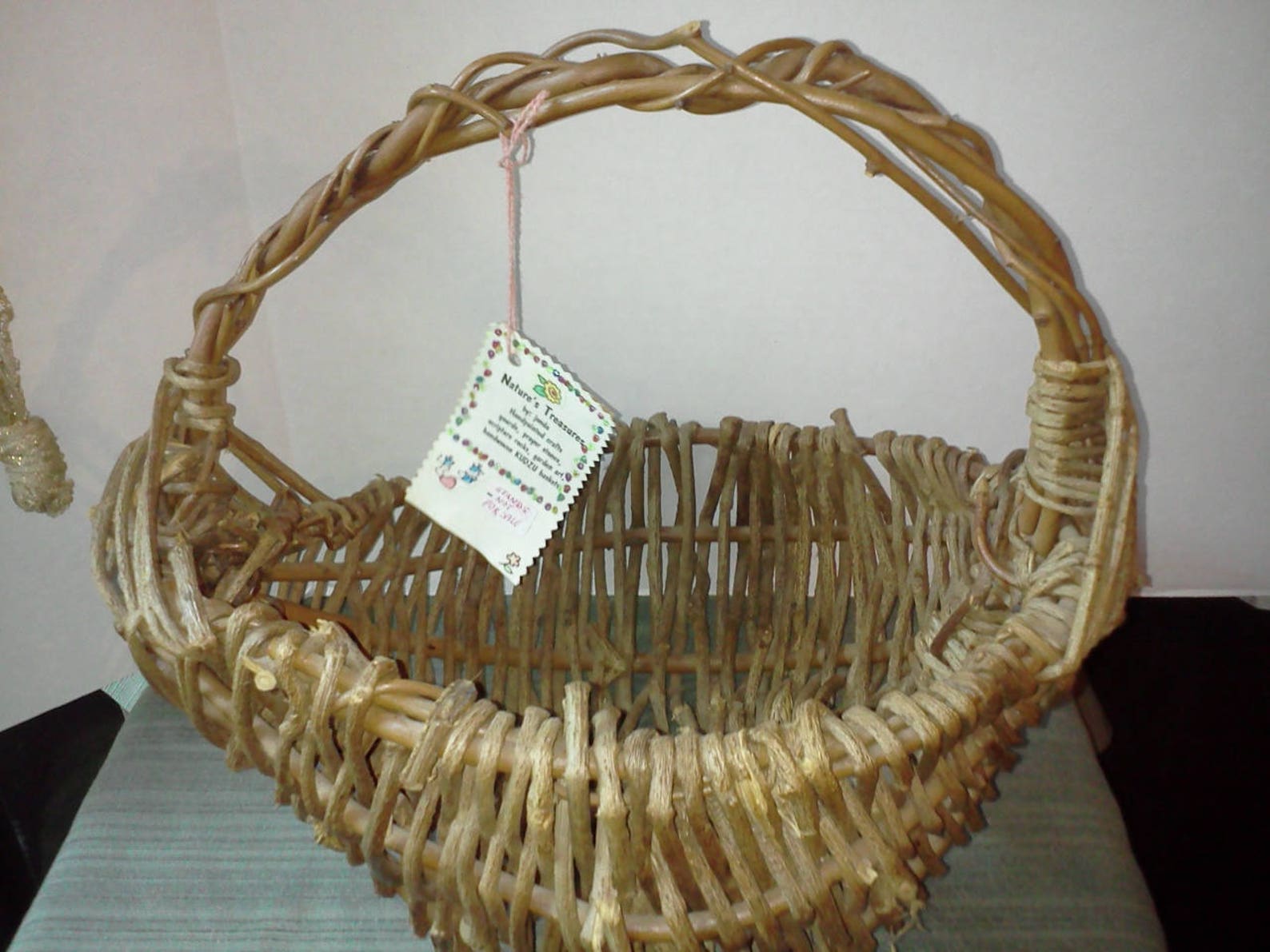 Kudzu Vine Storage Basket Large Handmade Hand Woven Alabama Etsy
