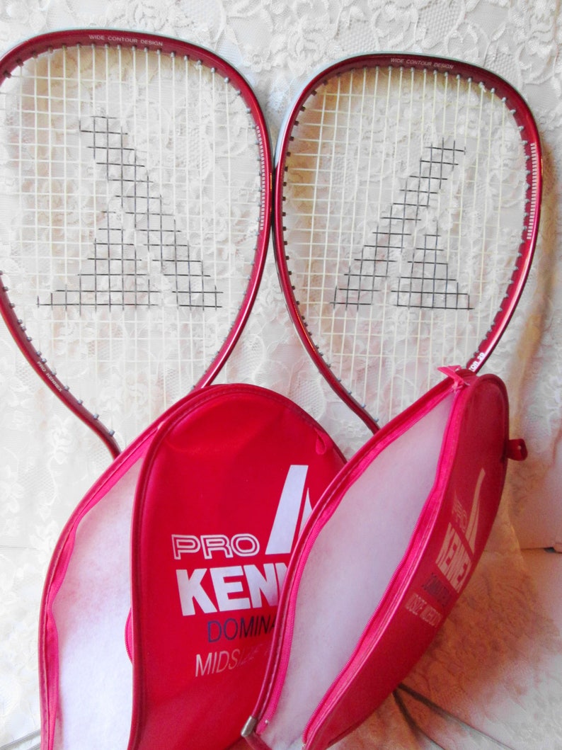 Pro Kennex Racquetball Tennis Rackets Set & Covers Vintage Etsy