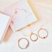 Avon Gold Hoop Necklace & Earring Set Vintage Avon Signed Demi-parure ...