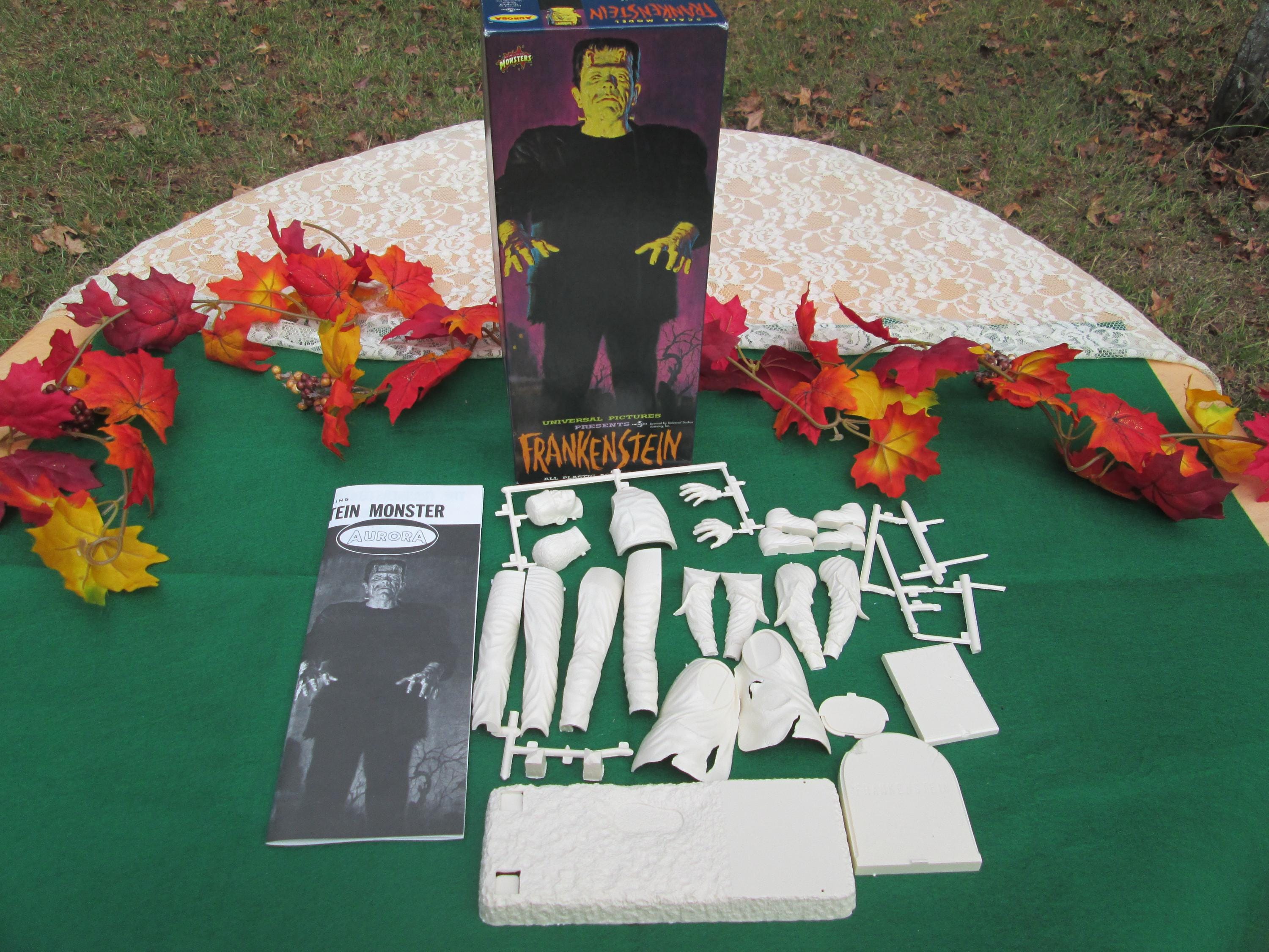 Vintage Aurora Frankenstein Monster Model Kit Complete Universal