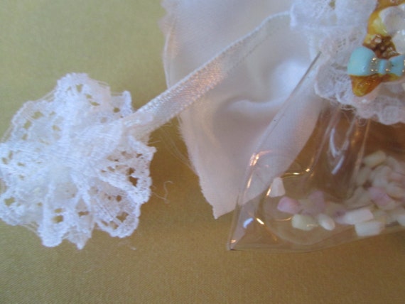 White Girl Face Hair Bow Barrette Hair Clip Jewelry Little Girl