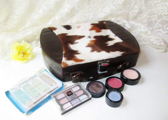 Makeup Cosmetic Travel Case Uinsex Country Wester… - image 1