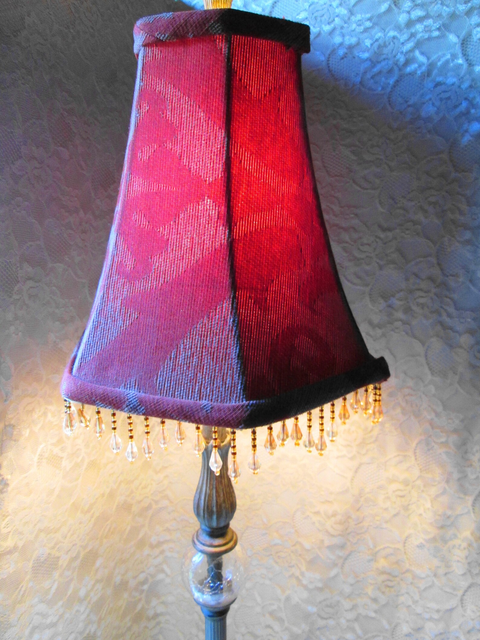 Tall Table Lamp Set Ceramic Accent Lamps Candlestick Lamp Etsy