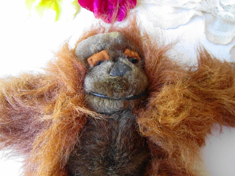 Plush Stuffed Ape Monkey Doll Toy Vintage Furry Chosun | Etsy