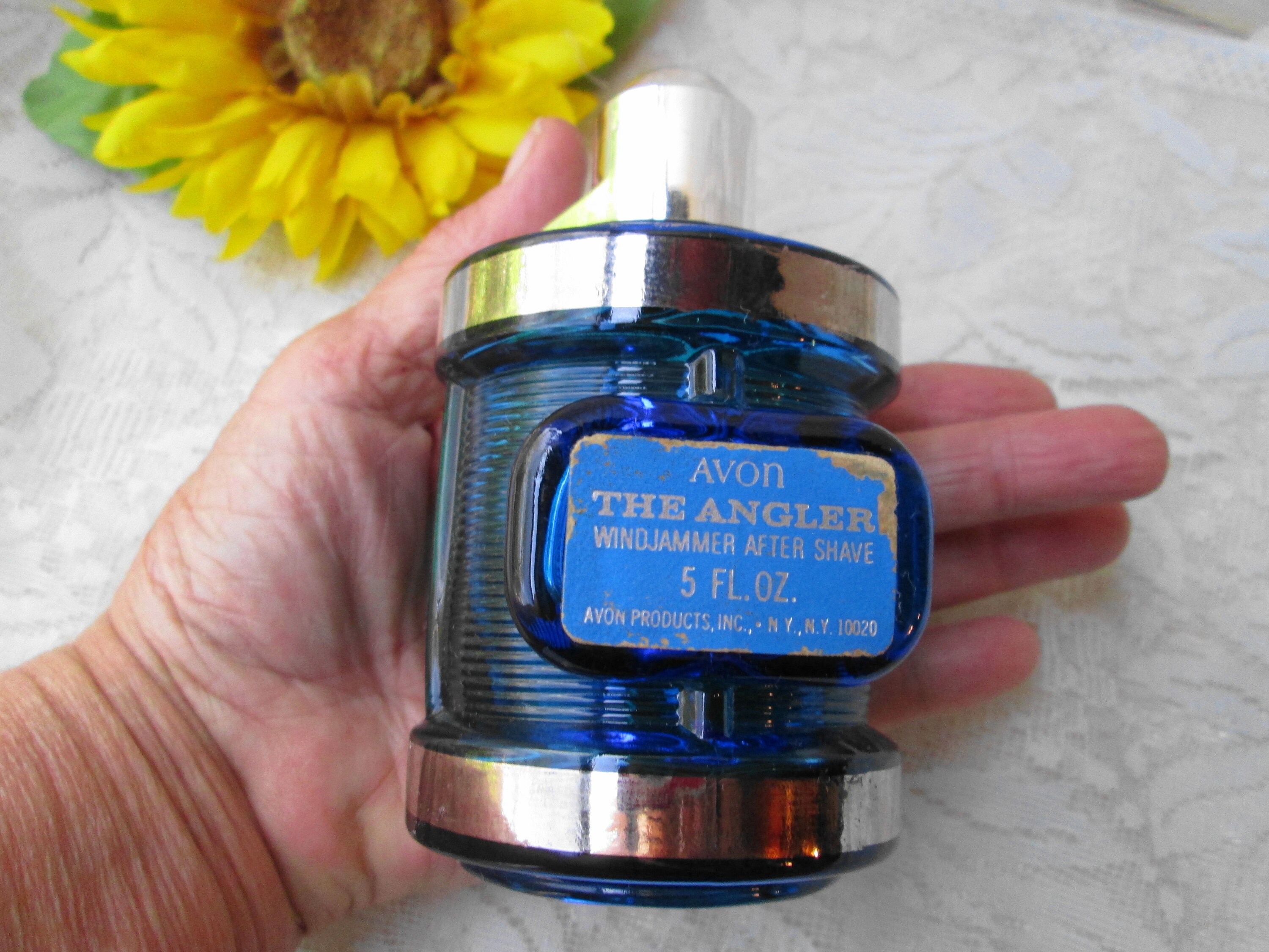 その他 AVON Volkswagen Windjammer After Shave 4 Avon the Angler Windjammer After Shave Full 5 Oz Blue Bottle