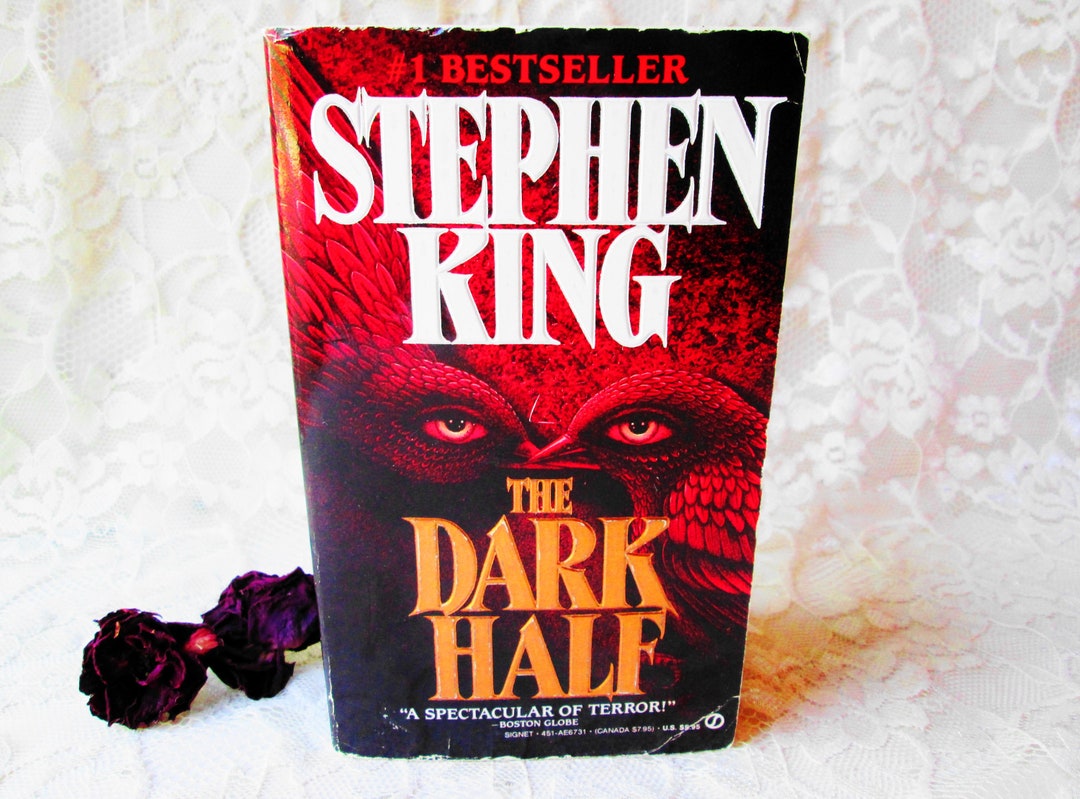 The Dark Half Book Stephen King Horror Vintage Horror First