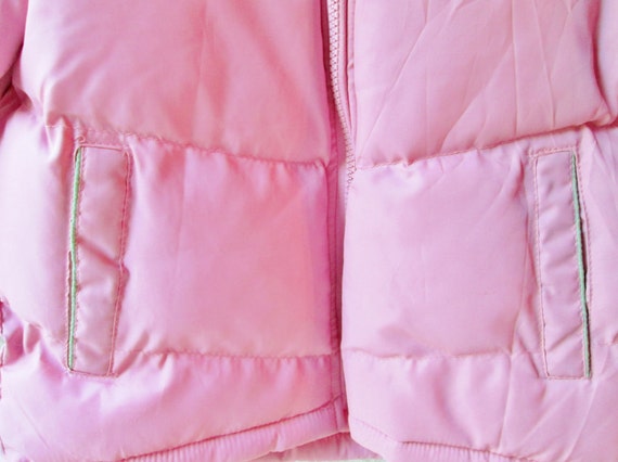Pink Girls Hooded Coat Size 10 Girls Winter Coat … - image 5
