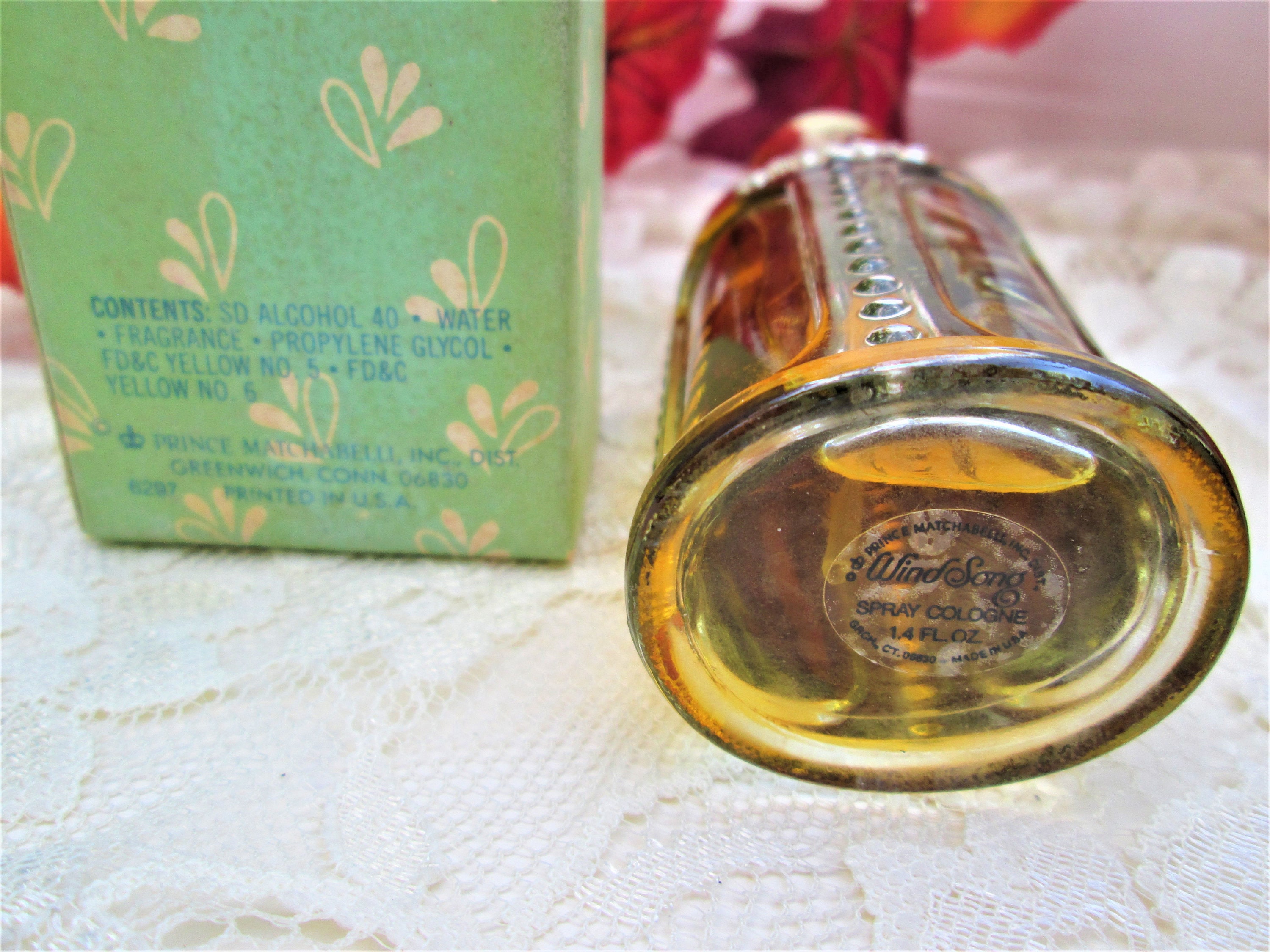 PRINCE MATCHABELLI  WIND SONG ヴィンテージ Prince Matchabelli Wind Song Bottle Cologne Perfume 2.9 fl