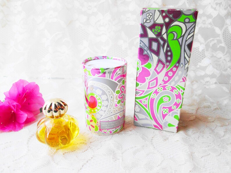 Avon Occur Precious Pair Perfume Splash Talc Set Vintage Nib Etsy