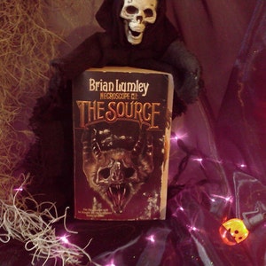 The Source Necroscope III Horror Book Vintage Brian Lumley Paperback Fiction Horror Goth Vampire Halloween Spooky Supernatural Scary Reading
