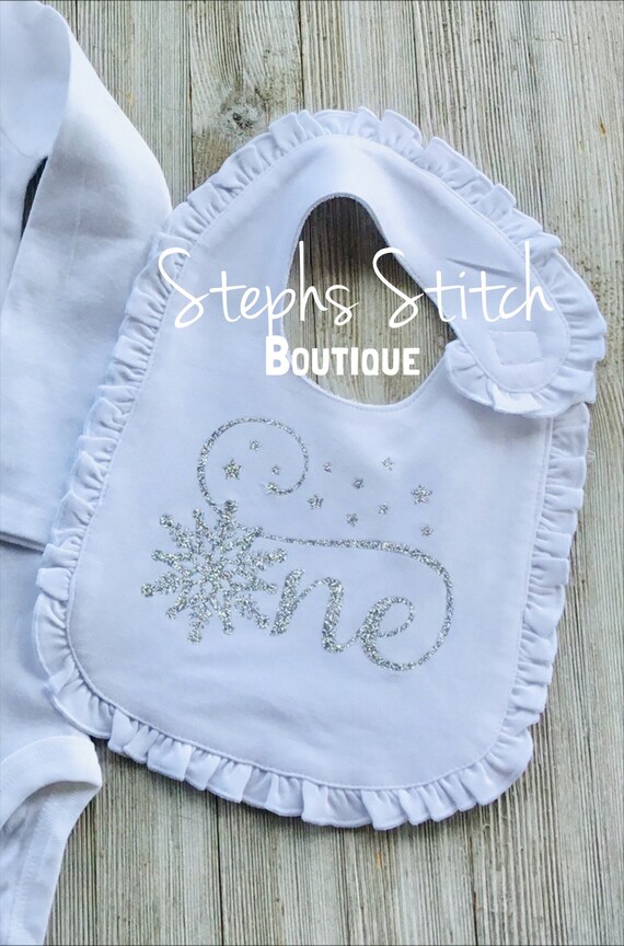 monogrammed baby bibs