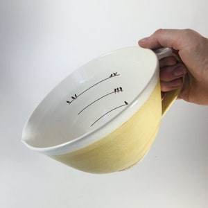 Handmade Mixing Bowl, ceramic made to order