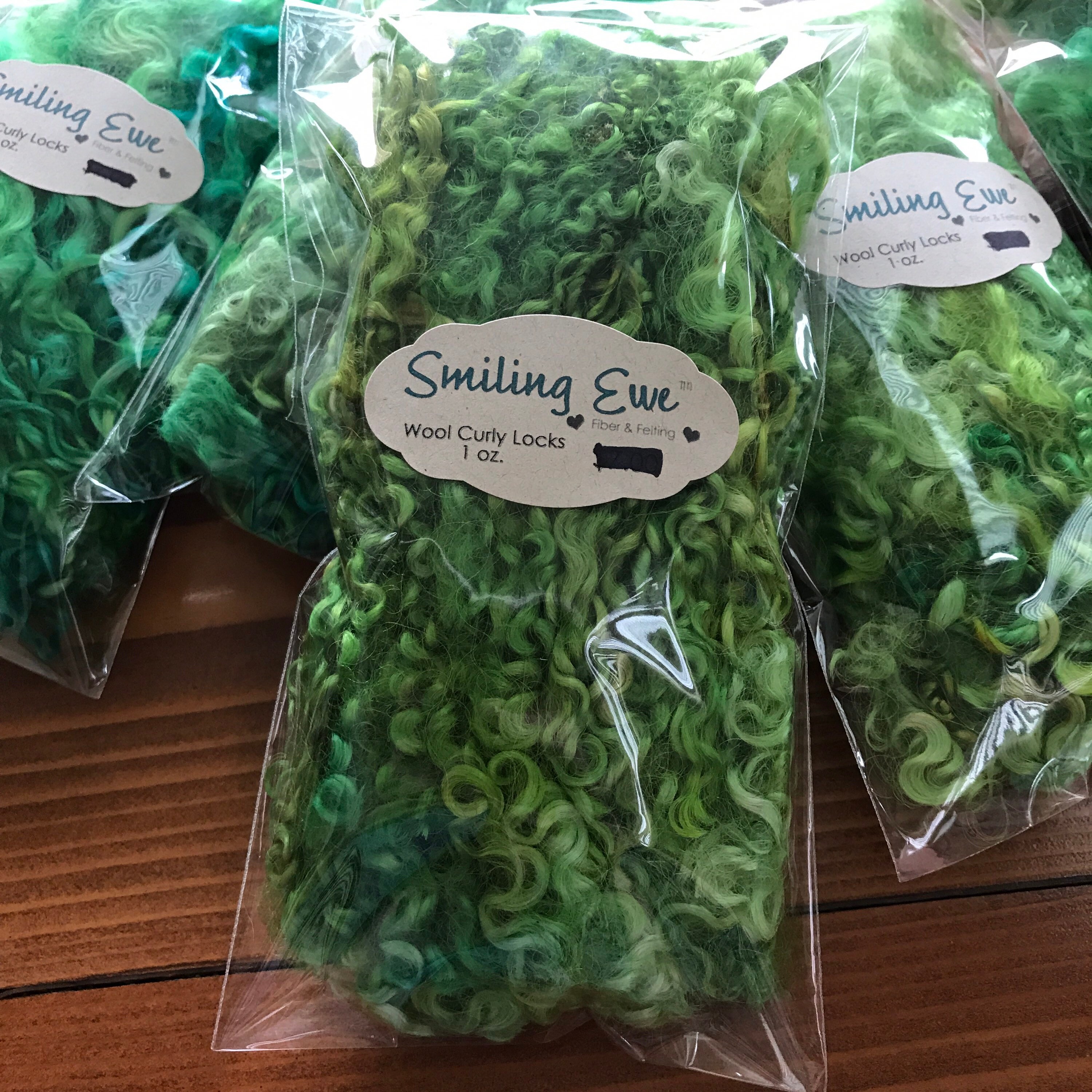 Colores del océano verde azul-verde cerraduras de lana | Etsy