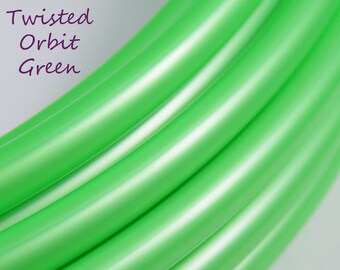 Metallic Twisted Orbit Green Polypro Tubing
