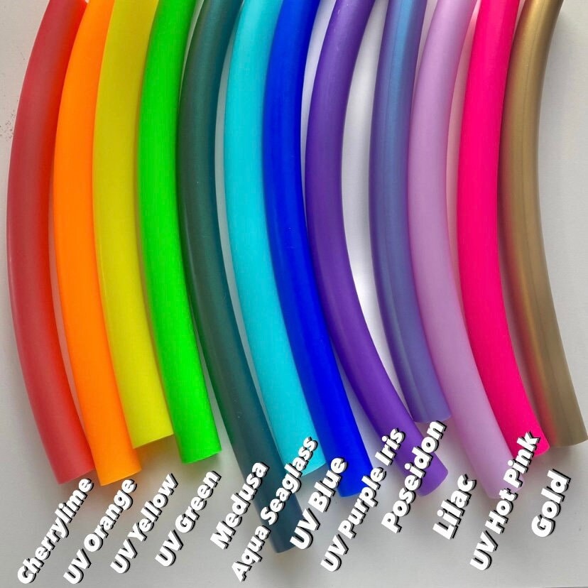 ¡Cualquier color! Aro de HDPE de 3/4" - Con conexión de botón pulsador/remache