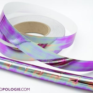 PINK SCARAB (pink/purple/gold)  Color Changing Decorative Tape (1" or 3/4" width)