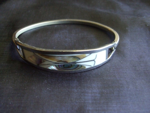 Vintage Taxco Mexican Bracelet, Made in Mexico MC… - image 4
