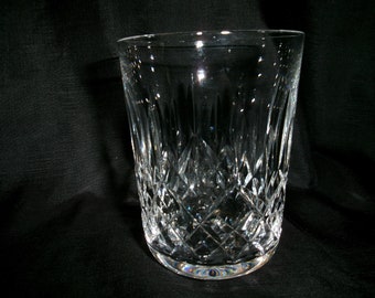 Vintage Waterford Lismore Flat Tumbler, Irish Crystal Whisky Glass, 5 Ounce Size, Elegant Cut Glass Gift, 5 Available, Sold Individually