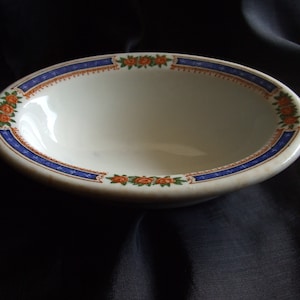 Vintage Floral Soap Dish Or Pin Dish,  Bailey Walker Vitrified China Bedford Ohio, Antique Soap Dish
