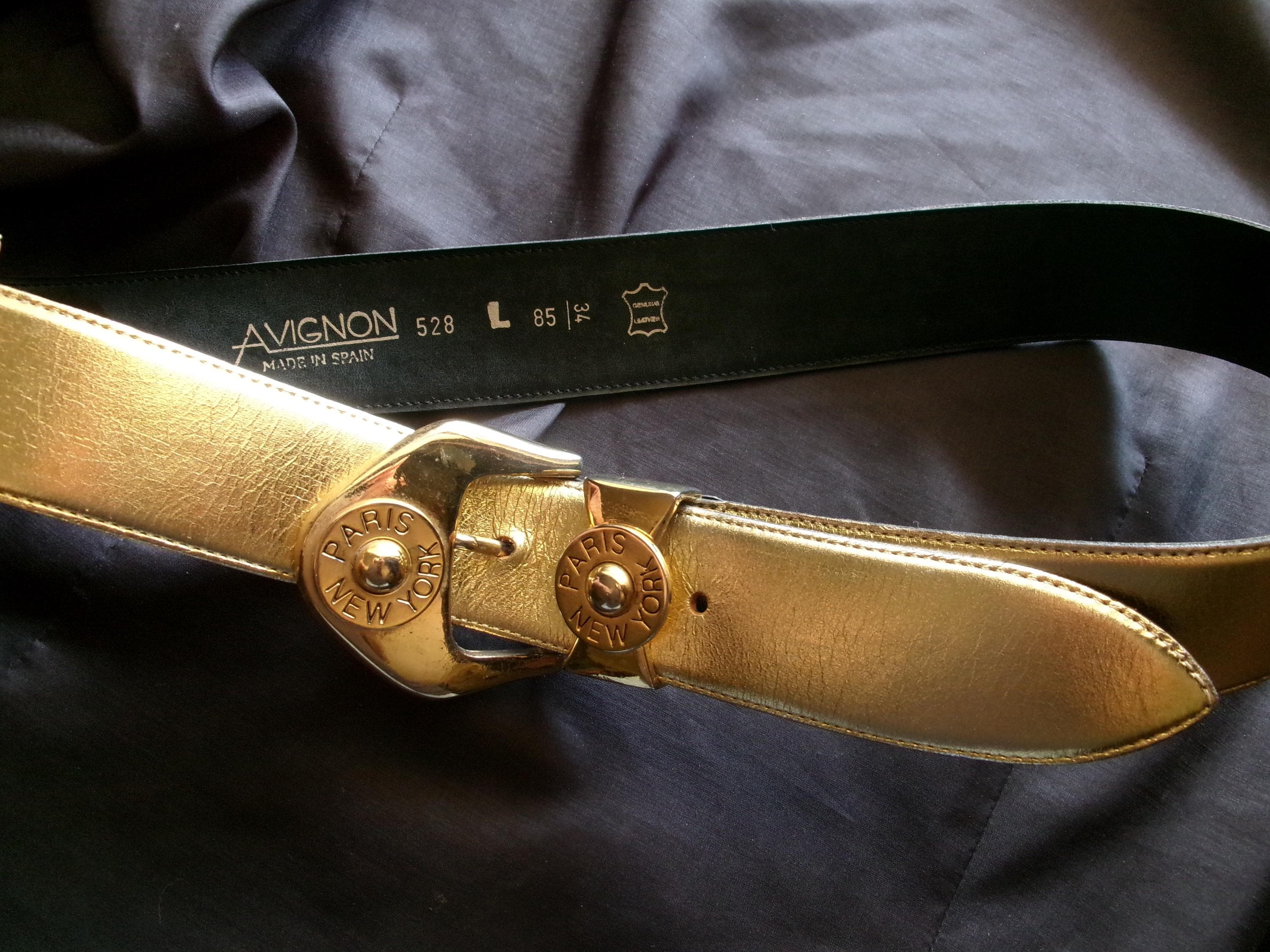 Avignon Leather Belt - Etsy display picture 3