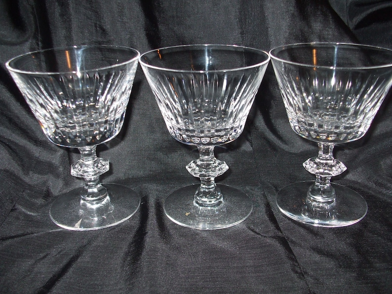 Vintage Fostoria Crystal Champagne or Tall Sherbet Glasses Etsy