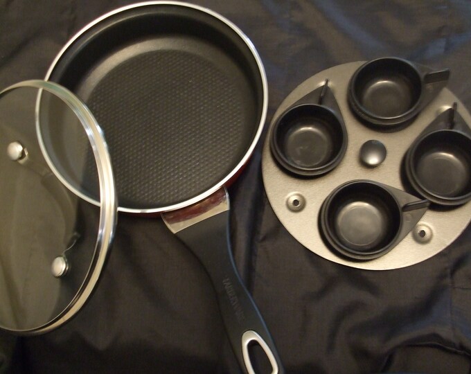 Vintage Farberware Egg Poacher Pan Non Stick Pan Etsy