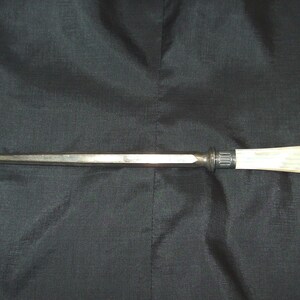 Vintage Mother of Pearl Knife Sharpener,  Large Old MOP or Shell Handle Sharpener